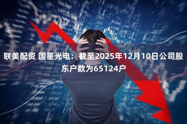 联美配资 国星光电：截至2025年12月10日公司股东户数为65124户